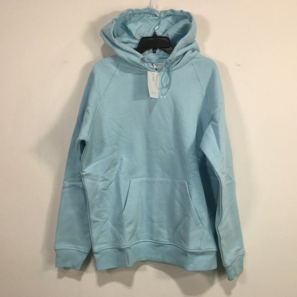 ASOS Oversized "A|WTE" Chest Print Pullover Hoodie, Women's Size M - Pastel Blue - Picture 1 of 7